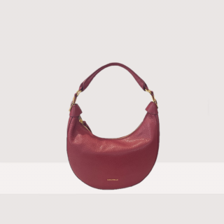 COCCINELLE SUNNIE SMALL KOŽENÁ KABELKA GARNET RED AW23