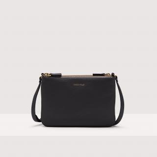 COCCINELLE TRINITY KOŽENÁ MINI BAG NOIR AW23