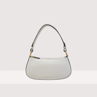 MERVEILLE KOŽENÁ MINI BAG COCCINELLE BLANCO SS25
