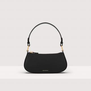 MERVEILLE KOŽENÁ MINI BAG COCCINELLE NOIR SS25