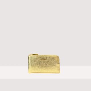 METALLIC SOFT KOŽENÁ PENĚŽENKA COCCINELLE GOLDEN SS25