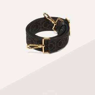 NASTRO MONOGRAM POPRUH COCCINELLE MUL.ANTRAC/NOIR ZLATO SS25