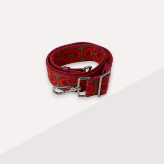 NASTRO MONOGRAM TRICOLOR POPRUH COCCINELLE MUL.GAZPAC/SANG STŘÍBRO SS25