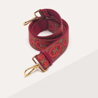 NASTRO MONOGRAM TRICOLOR POPRUH COCCINELLE MUL.GAZPAC/SANG ZLATO SS25