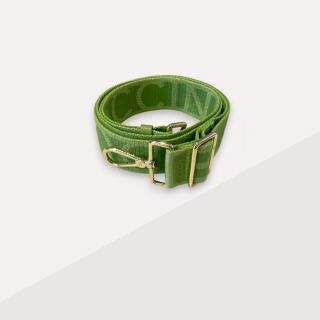 NASTRO SIGNATURE POPRUH COCCINELLE GUACAMO/GUACAMO LIGHT GOLD SS25