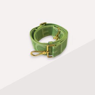 NASTRO SIGNATURE POPRUH COCCINELLE GUACAMO/GUACAMO ZLATO SS25