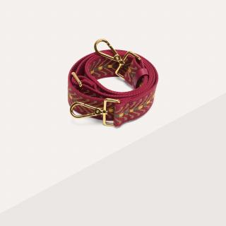NASTRO TWILL MANTAS POPRUH COCCINELLE MUL.SANGR/SANGR ZLATO SS25