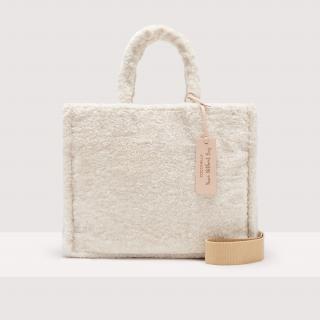 NEVER WITHOUT BAG ASTRAK. KABELKA COCCINELLE NATURAL AW23