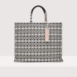 NEVER WITHOUT BAG MONOGRA KABELKA COCCINELLE MULTI NOIR/NOIR AW23