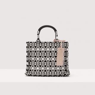 NEVER WITHOUT BAG MONOGRAM MINI KABELKA COCCINELLE MULTI.NOIR/NOIR AW23 -80% PA+20% KŮŽE