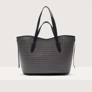 NEW NEVER WIT.B.COATED MON. LARGE KABELKA COCCINELLE MULTI NOIR/NOIR SS25