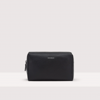 STG MAN SOFT KOŽENÁ KOSMETICKÁ TAŠTIČKA COCCINELLE NOIR SS25