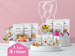 Keto balíček na 4 týdny Příchutě koktejlu: Příchutě koktejlu: karamel + ananas