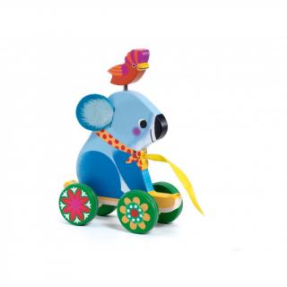 DJECO Tahací hračka Modrá koala