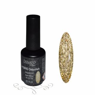 Hybrid Gelpolish Prosecco Gold Glitter