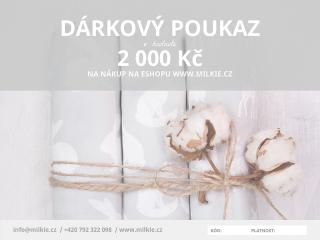 Dárkový poukaz 2000 Kč