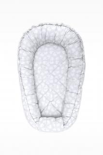 Honey české oboustranné hnízdečko pro miminko Bunny Silver
