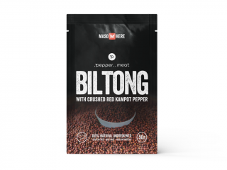 Hovězí Biltong s kampotským pepřem 50g