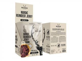 Renjer - Jerky sobí s mořskou solí 12 x 25g