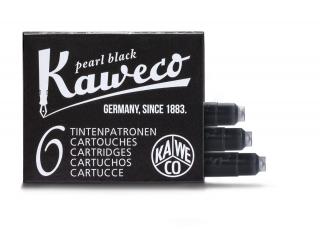 Kaweco zásobníky do pera, 6 ks - Pearl Black