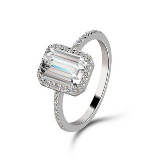 Emporial stříbrný rhodiovaný prsten Čirá krása MA-SOR563 Velikost: 9 (EU: 59-60)
