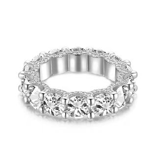 Royal Fashion stříbrný rhodiovaný prsten Pro princeznu HA-GR50-SILVER Velikost: 6 (EU: 51-53)