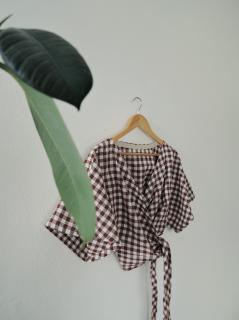 Wrap top / kanafas