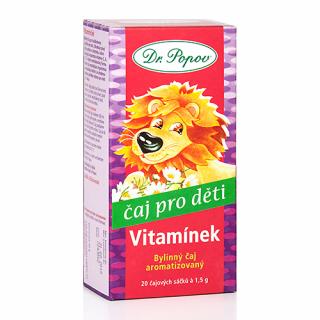 Dr. Popov Dětský bylinný čaj Vitamínek, 30 g