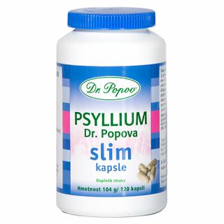 Dr. Popov Psyllium Dr. Popova SLIM kapsle 104 g/120 kapslí