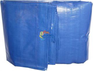 Zakrývací plachta 6 x 8 m Barva: Modrá, Gramáž: 150 g/m2