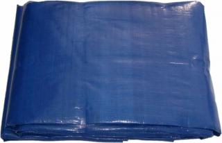Zakrývací plachta průměr 6 m Barva: Modrá, Gramáž: 200 g/m2