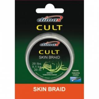 Climax návazcová šňůrka Cult Skin Braid 20m zelená pr.: 20lb(9,1g)