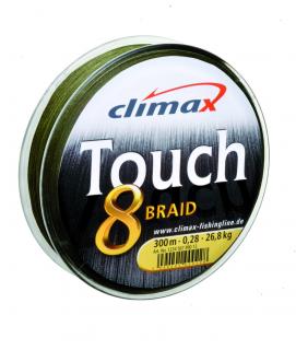 Climax pletená šňůra Touch 8 Braid 100m pr.: 0,14mm/11,3kg