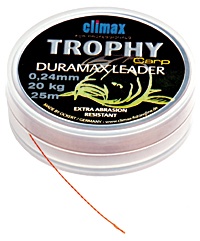 Climax šňůrka TROPHY Carp Duramax Leader 25m pr.: 0,14mm/10,0kg