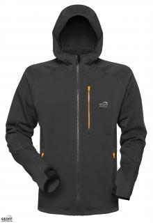 Geoff Anderson bunda z mikro fleece Hoody3™ Black Velikost: L