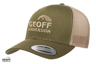 Geoff Anderson Kšiltovka zelená - Snapback Olive