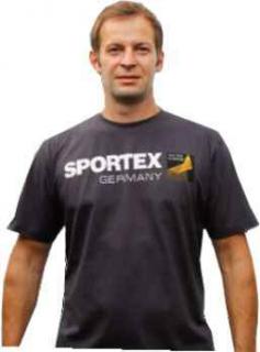 SPORTEX Tričko s velkým logem - tmavě šedé Velikost: XL