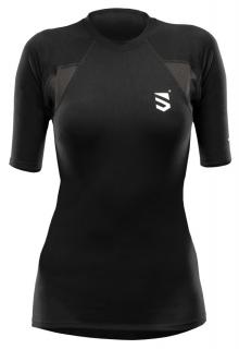 Unisex funkční tričko Scutum Wear Erik, krátký rukáv, černé Velikost: XS