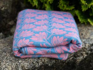 Ring sling Rhododendrons Samba - šátek na nošení dětí Velikost: 1