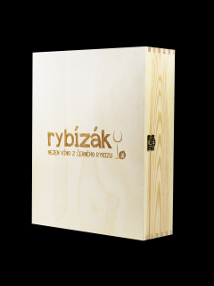 Dřevěný box (na 3 vína) | Rybízák.cz