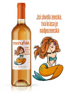 Jsi skvělá ženská, tvá krása je nadpozemská - 11,5% alk. víno z meruněk | Rybízák.cz