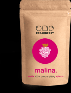 Malina - 100% ovocné plátky - Rebarberry 50 g | Rybízák.cz
