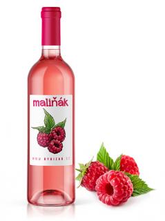 Maliňák 0,75 - víno z malin | 11,5% alk. | Rybízák.cz