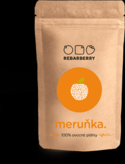 Meruňka -100% ovocné plátly - Rebarberry 50g | Rybízák.cz