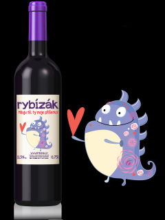 Miluju tě, ty moje příšerko! 11,5% alk. víno z černého rybízu | Rybízák.cz