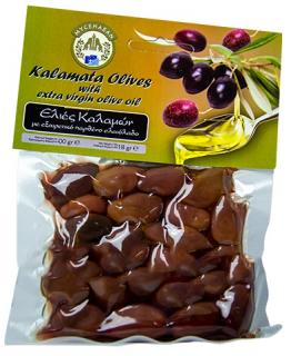 Olivy Kalamata - Černé olivy z Řecka 100 g | Rybízák.cz