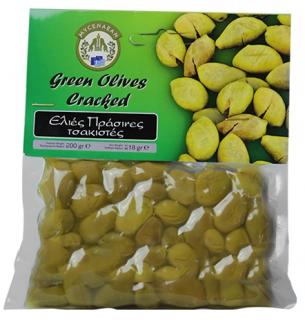Olivy Nafplio - Zelené olivy z Řecka 100 g | Rybízák.cz