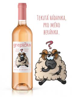 Tekutá hádanka, pro mého beránka. 11,5% alk. víno z růžových grepů | Rybízák.cz
