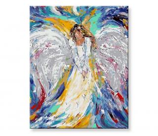 Malování podle čísel - Barevný anděl