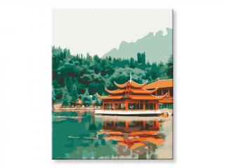 Malování podle čísel - Čínská pagoda